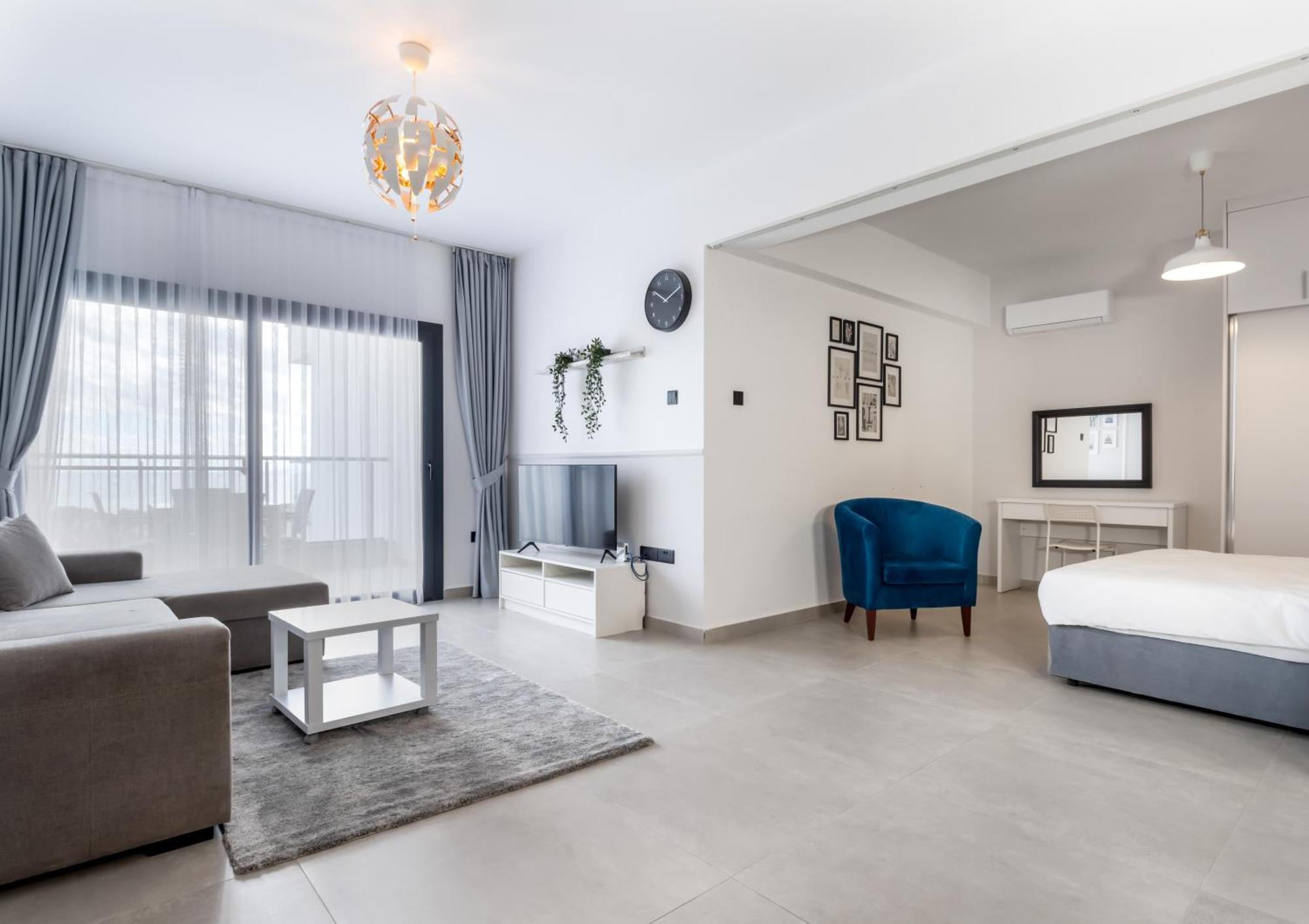 Caesar Blue Seaside Luxury Apartments Gastria Exterior foto