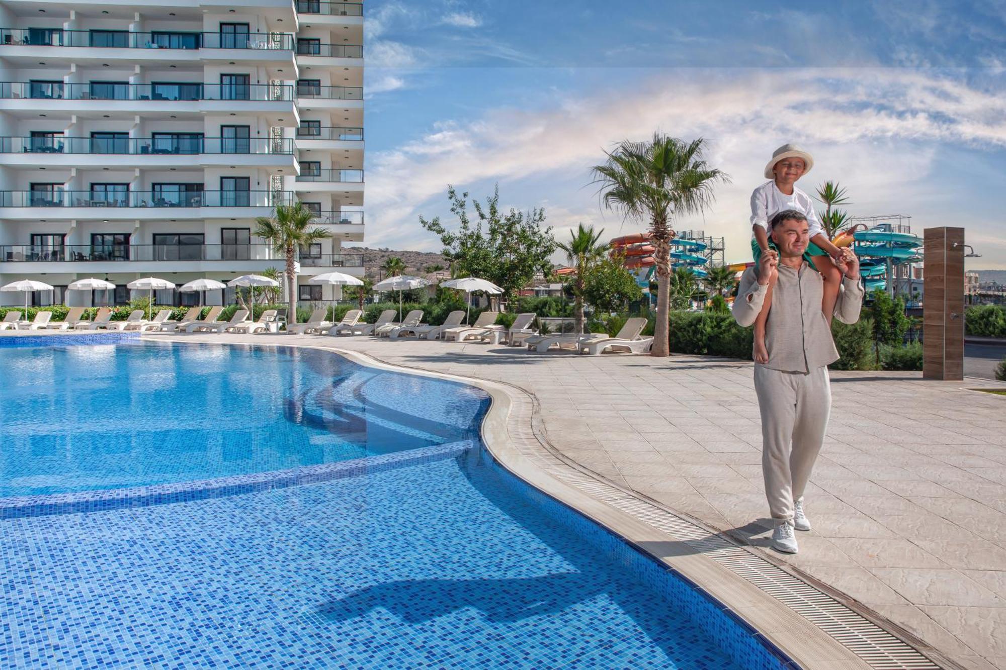 Caesar Blue Seaside Luxury Apartments Gastria Exterior foto